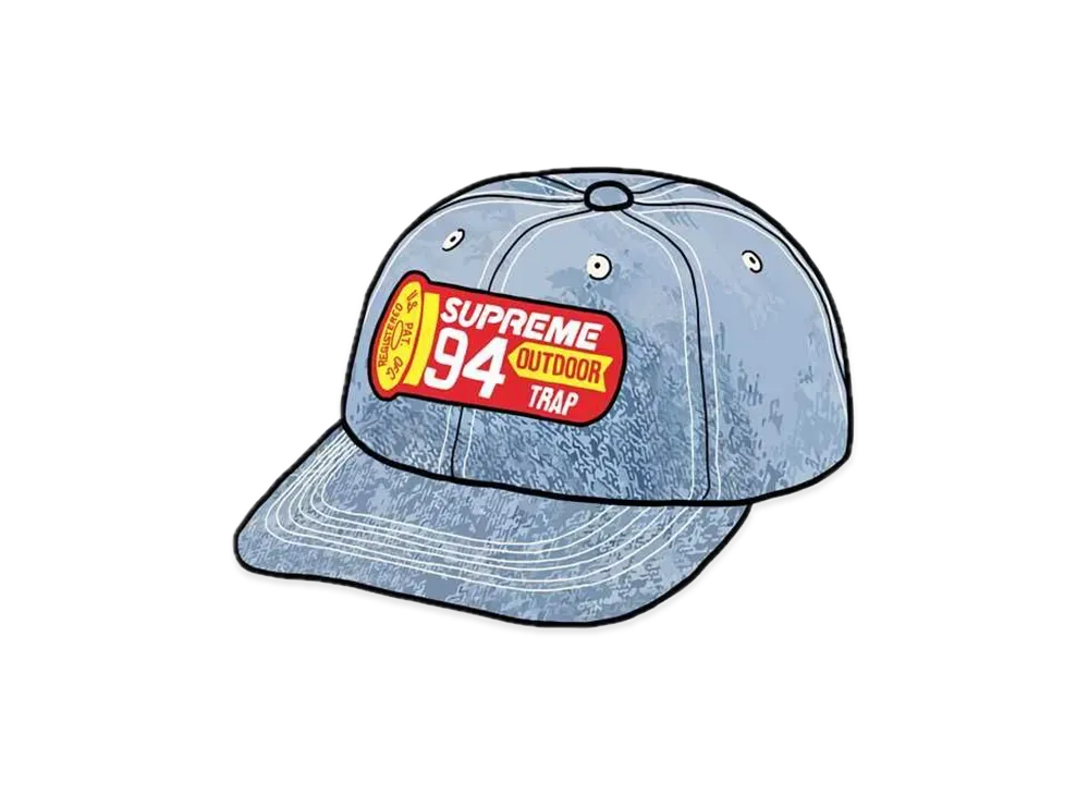 Supreme Shell Patch 6-Panel "Denim "
