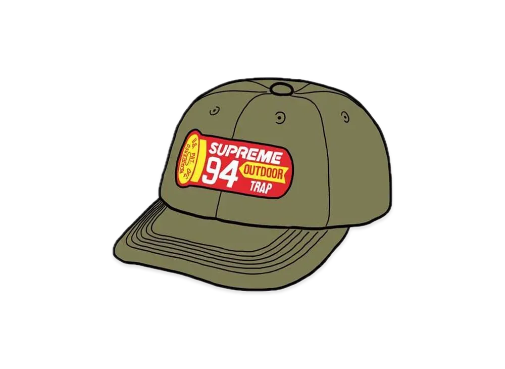 Supreme Shell Patch 6-Panel "Olive"