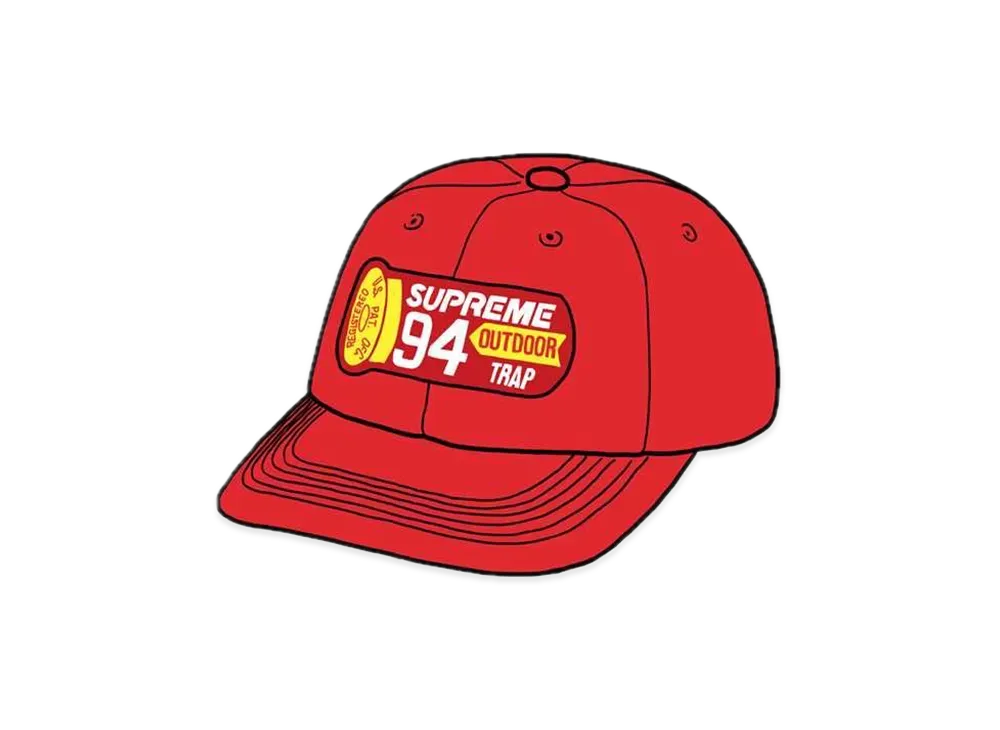 Supreme Shell Patch 6-Panel "Red"