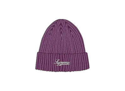 Supreme Bleached Rib Beanie "Purple"