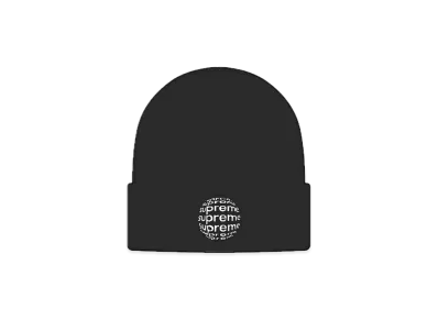 Supreme Lenticular Patch Beanie "Black"