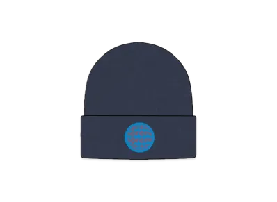 Supreme Lenticular Patch Beanie "Navy"