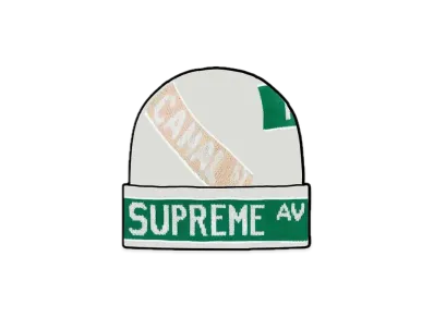 Supreme Street Signs Beanie "Natural"