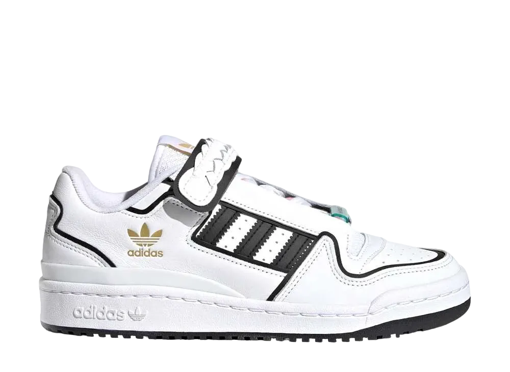 adidas FORUM LOW PLUS Women's "FOOTWEAR WHITE/CORE BLACK"