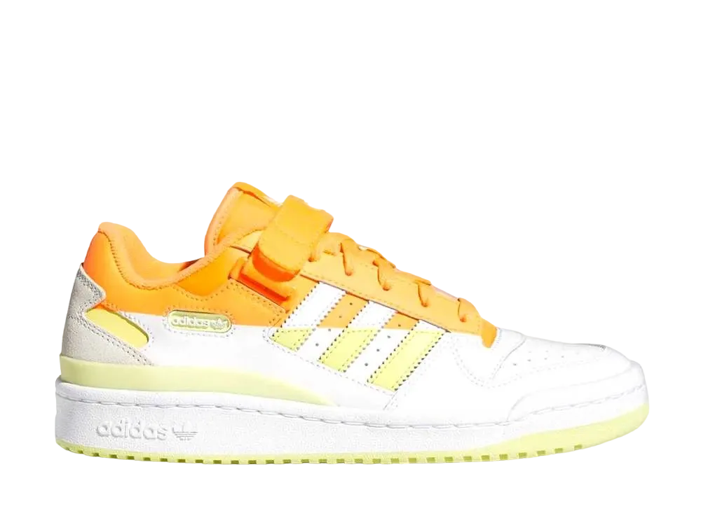 adidas FORUM LOW PREMIUM Women's "SCREAMING ORANGE/YELLOW TINT/FOOTWEAR WHITE"