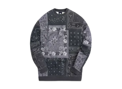 Kith Deconstructed Bandana Crewneck "Black"