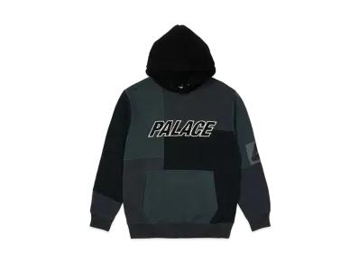 PALACE Fleeced Hood "Black"