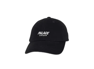 PALACE Leather Strap 6-Panel "Black"