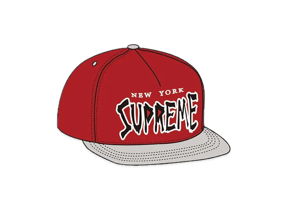 Supreme Bones Logo 5-Panel "Red"