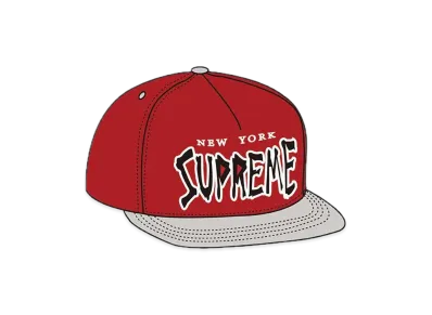 Supreme Bones Logo 5-Panel "Red"