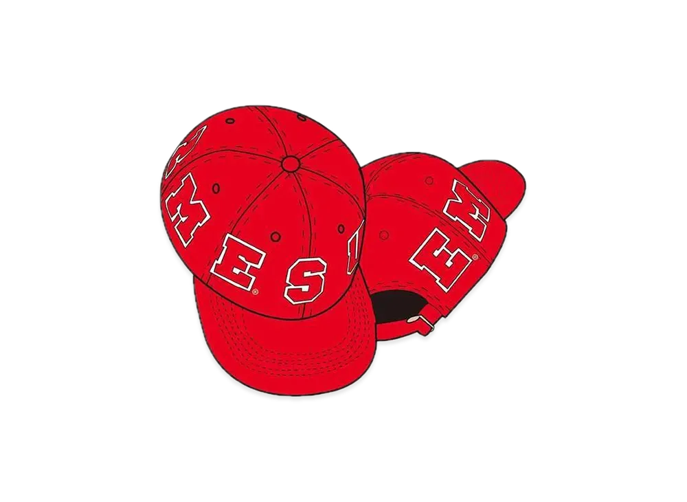Supreme Spellout 6-Panel "Red"