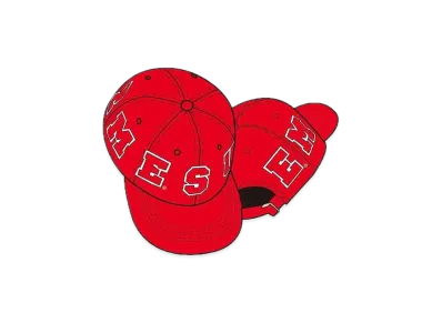 Supreme Spellout 6-Panel "Red"
