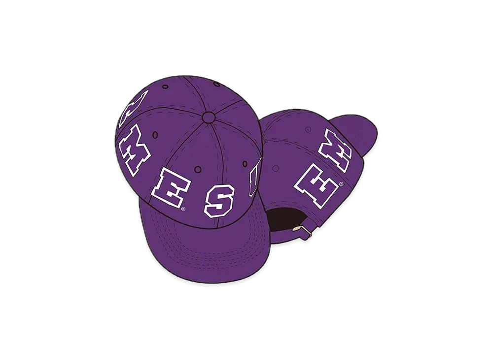 Supreme Spellout 6-Panel "Purple"