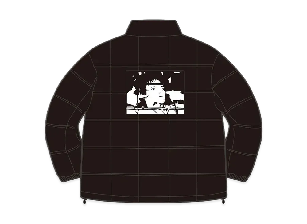 シュプリーム イギー ポップ パフィー ジャケット "ブラック"