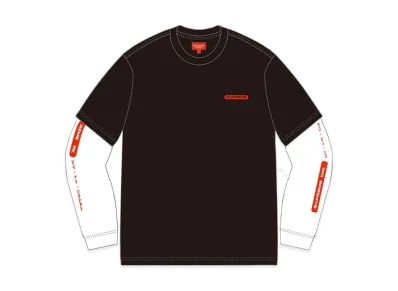 Supreme Inc. Paneled L/S Top "Black"