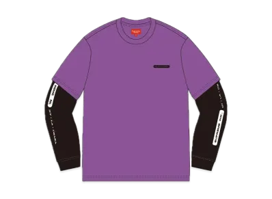 Supreme Inc. Paneled L/S Top "Purple"