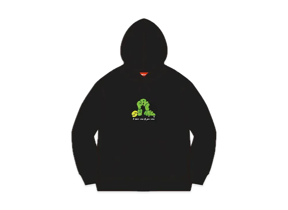 シュプリーム ドント ケア フーディー スウェットシャツ "ブラック"