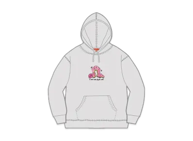 Supreme Don't Care Hooded Sweatshirt "Grey"