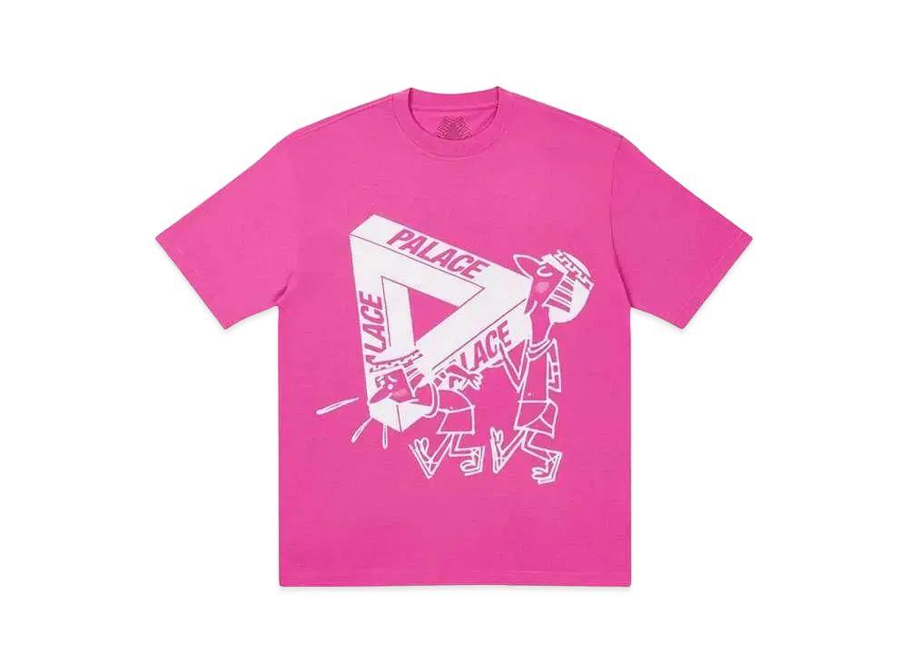 PALACE If You Build It T-Shirt "Pink"