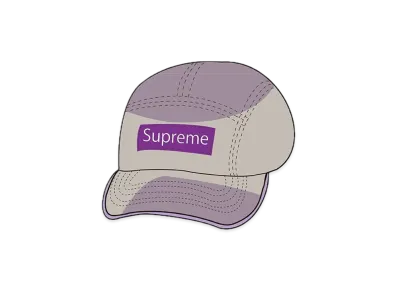 Supreme Spray Canvas Camp Cap "Purple"
