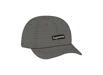 Supreme Faded Ripstop 6-Panel "Black"