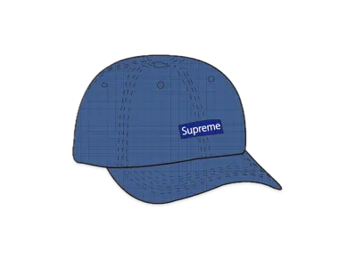 Supreme Faded Ripstop 6-Panel "Blue"