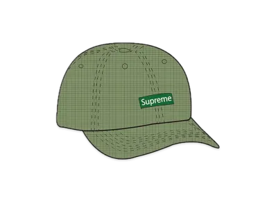 Supreme Faded Ripstop 6-Panel "Green"