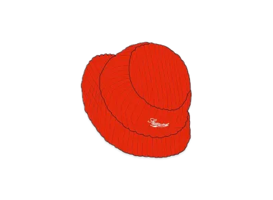 Supreme Terry Corduroy Crusher "Red"