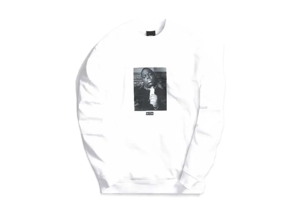 Kith The Notorious B.I.G Mo Problems Sweatshirt "White"