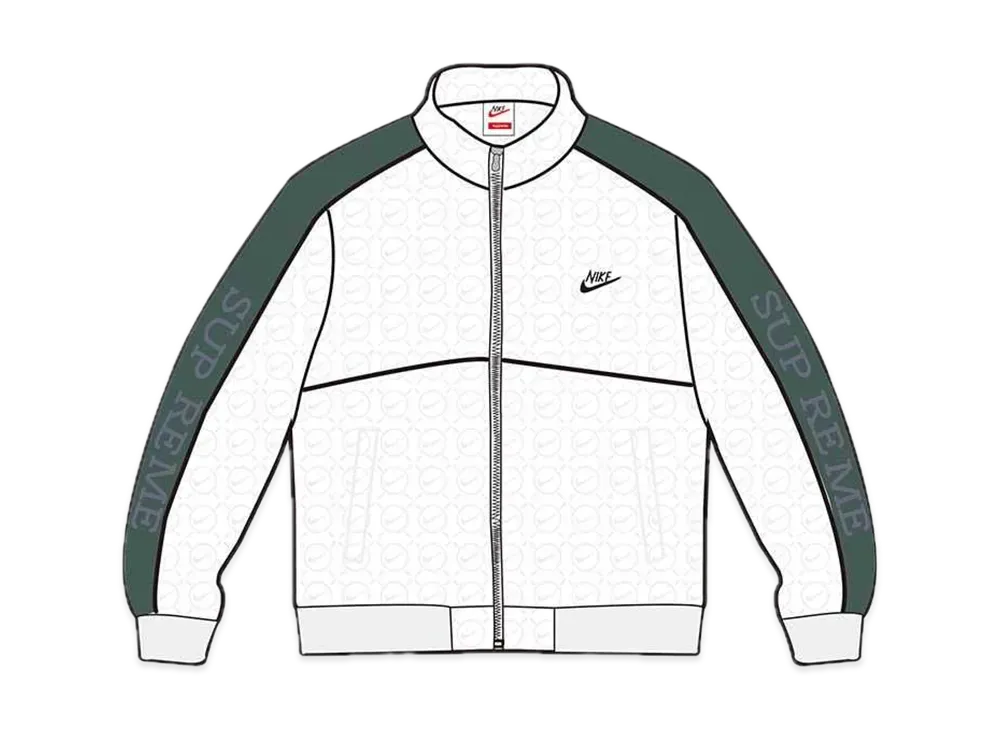 Supreme / Nike® Velour Track Jacket "White"