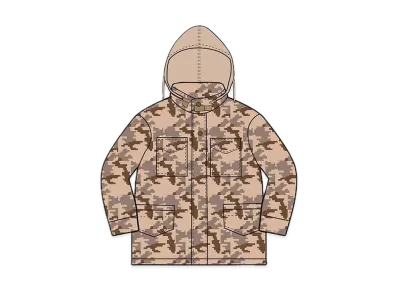 Supreme Logo Camo M-65 Jacket "Camo"