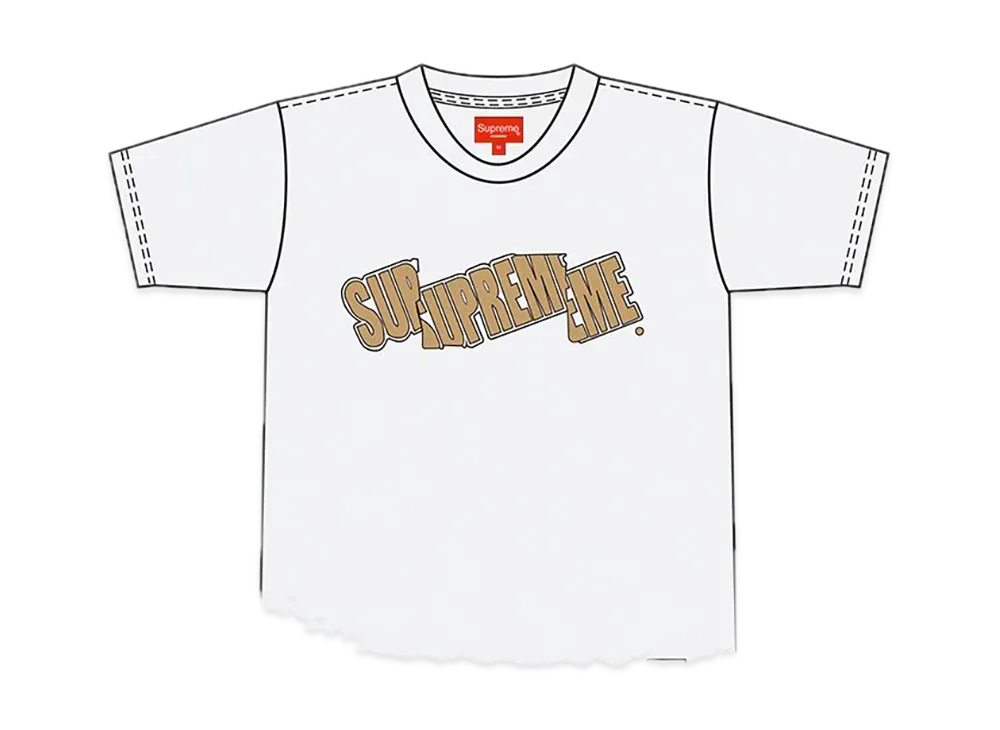 Supreme Cut Logo S/S Top "White"