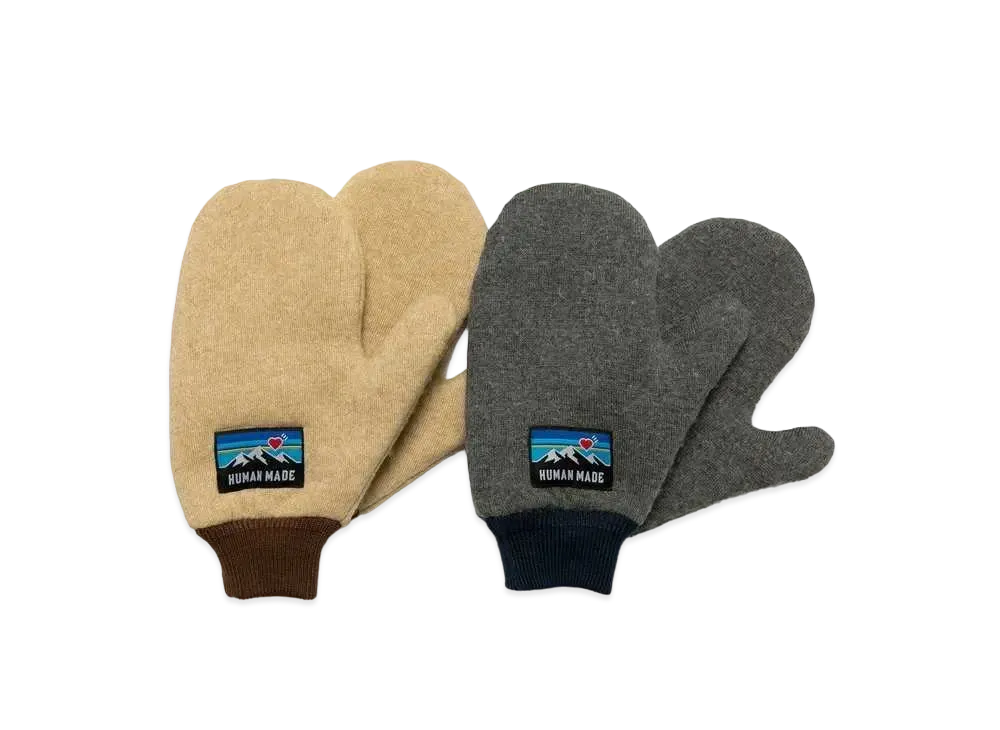 HUMAN MADE mittens "Yellow"