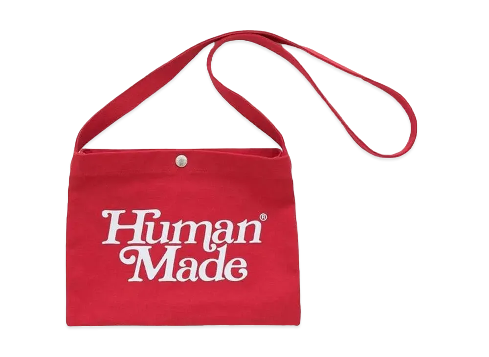 HUMAN MADE Girls Don't Cry Satchel "Red" / VERDY