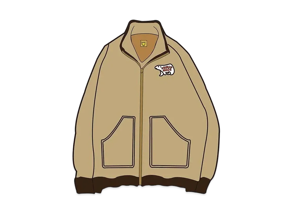ヒューマン メイド ブルゾン ジャケット "タン"