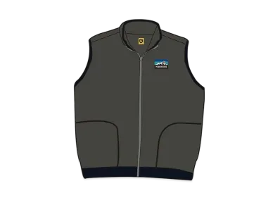 HUMAN MADE vests "Black Grey"