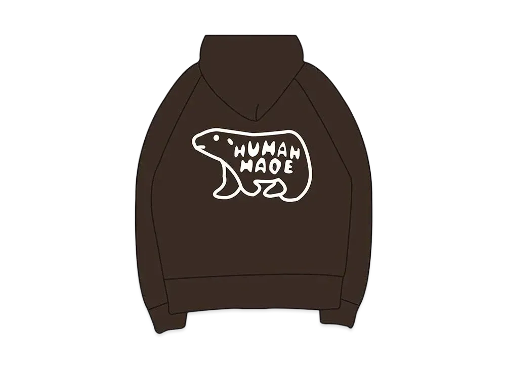HUMAN MADE Sweatshirt hoodies "Brown"