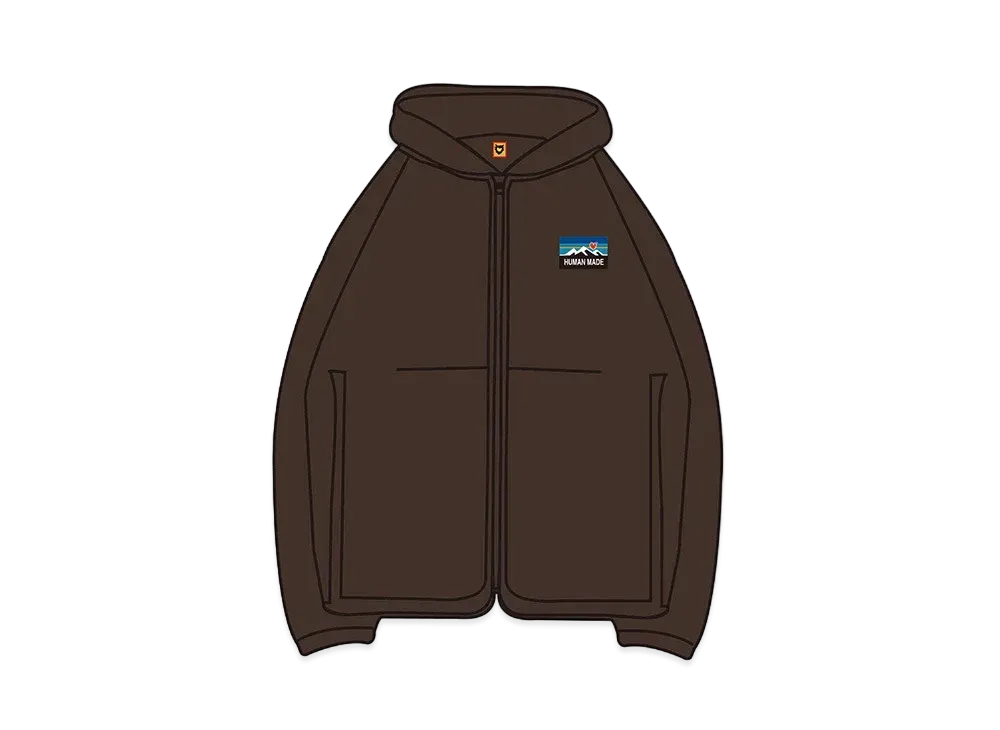 HUMAN MADE duck Sweatshirt hoodies "Brown"