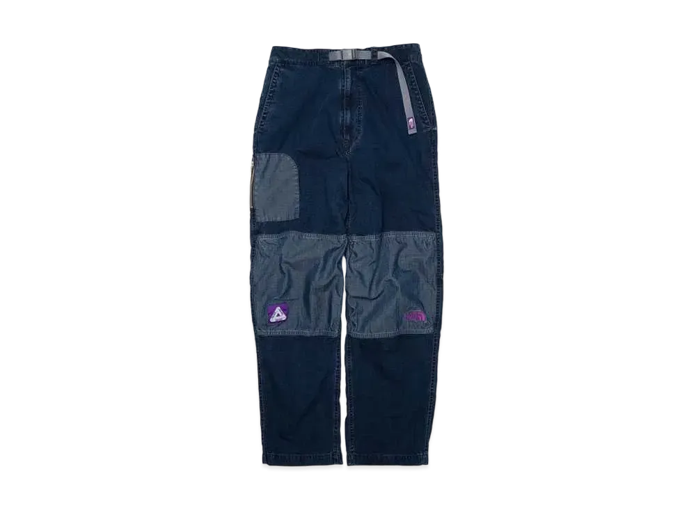 PALACE THE NORTH FACE PURPLE LABEL Indigo Ripstop Mountain Wind Pants "Indigo"
