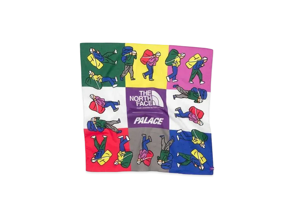 PALACE THE NORTH FACE PURPLE LABEL Field Bandana "Multi" NN8107N