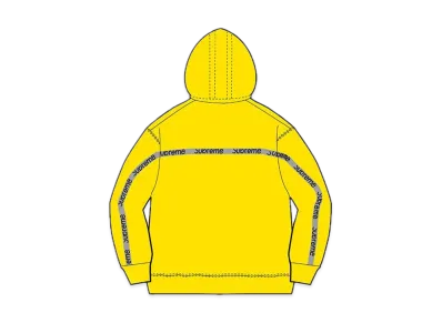 Supreme Reflective Zip Hooded Jacket "Yellow"