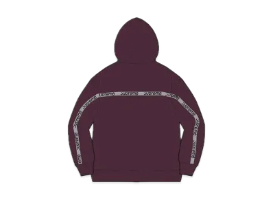 Supreme Reflective Zip Hooded Jacket "Burgundy"