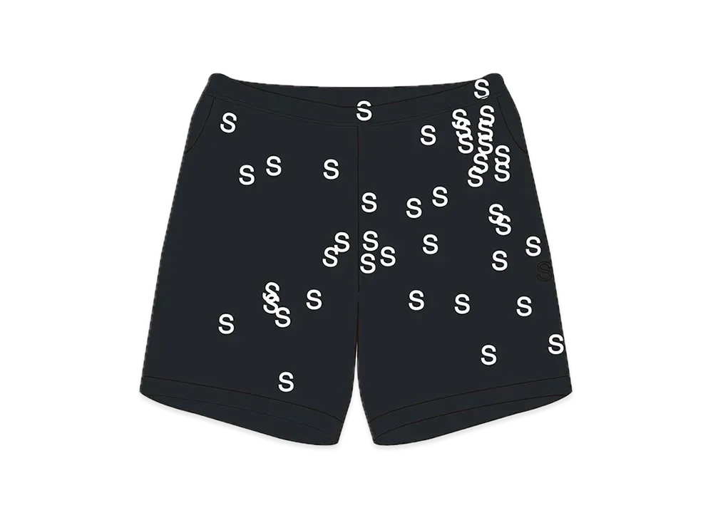 Supreme Embroidered S Sweatshort "Navy"