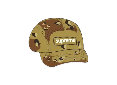 Supreme Overdyed Camo Camp Cap "Tan"