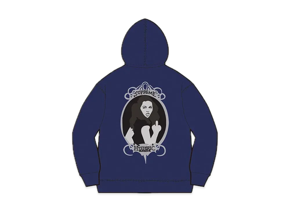 Supreme x HYSTERIC GLAMOUR Zip Up Hooded Sweatshirt "Purple"