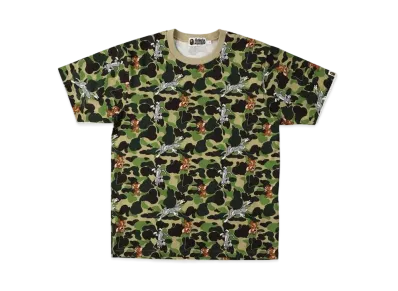 A BATHING APE / TOM AND JERRY CAMO TEE "Camo"