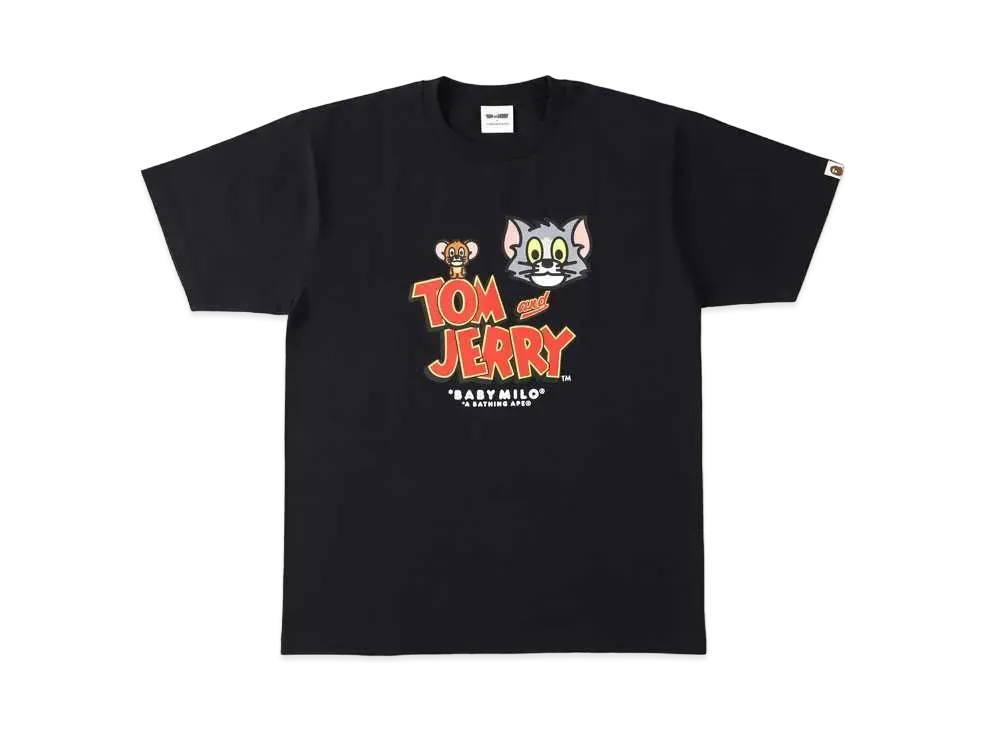 A BATHING APE / TOM AND JERRY BABY MILO TEE 1 "Black"