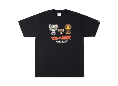A BATHING APE / TOM AND JERRY BABY MILO TEE 2 "Black"