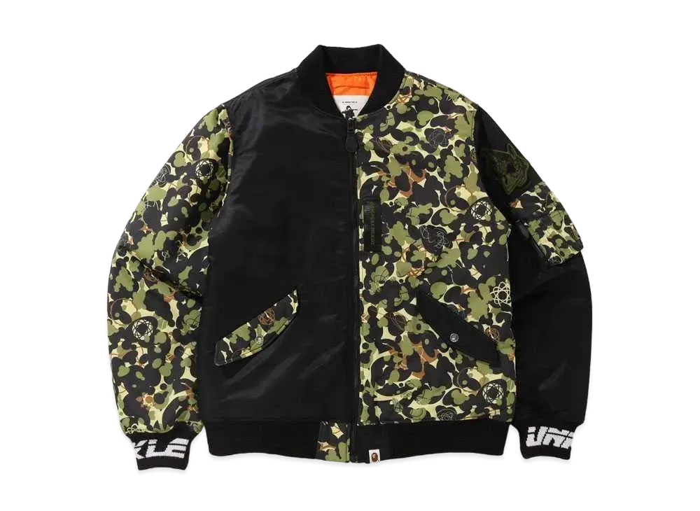 アベイシングエイプ アンクル カモ MA-1 "カモ"