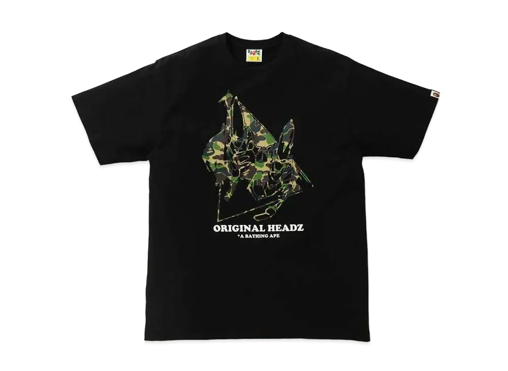 A BATHING APE / UNKLE POINTMAN LOGO TEE "Black"